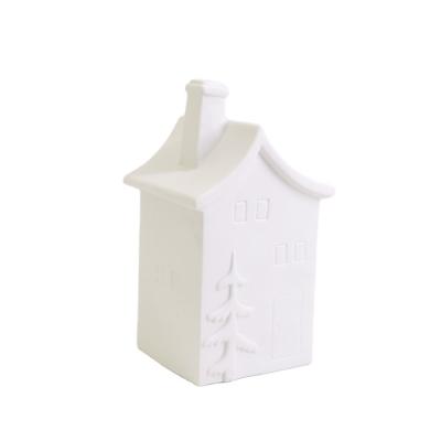 China Modern Manufacturer Porcelain Christmas House Decoration Enamel Candle Holder for sale