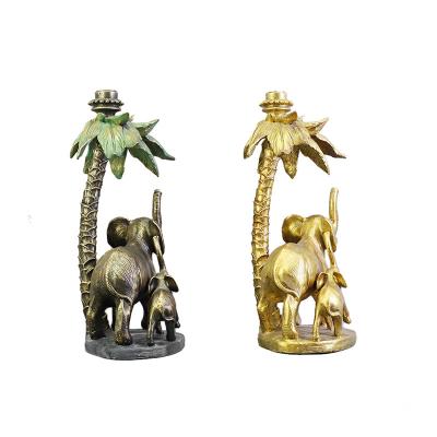 China Eclectic Wedding Decoration Resin Candle Holders Elephant Candle Holder For Sale for sale