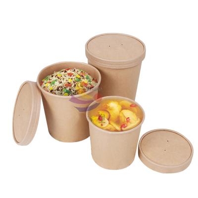 China Coffee. The water. to drink. judge. soup. Disposable Oatmeal Wrapping Paper Cups With Double Lids Soup Cup Wallpaper Cup Packing Case Insulation Wholesale for sale