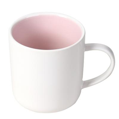 China Viable Wholesale Simple Style Cup Breakfast Milk Coffee Mug Ceramic Gift Mug for sale