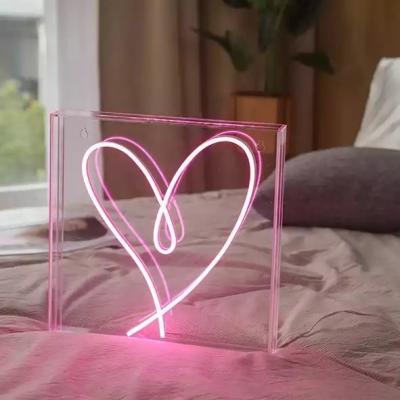 China Factory Custom Hard Light Led Neon Light Sign Box For Bar Indoor Outdoor Home Decoration for sale