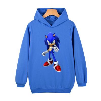 China Autumn Child Cotton Casual Spring Anti-pilling Spring Hoodie Sonic The Hedgehog Sweatshirt For Girl Teen Boy for sale