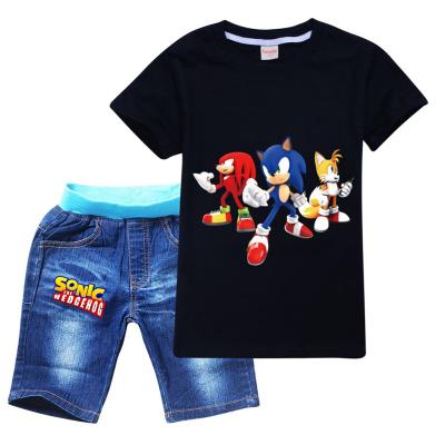 China New design casual comfortable style hot sale fashion clothes set for boys girls kids clothing for sale