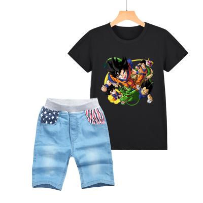 China 2022 casual new tracksuit for teen boys sets summer toddler casual boys clothes outfit suit kids clothing for sale