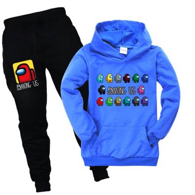 China Casual Boys Girls Hooded Sweatshirt Set Kids Joggers Suits Kids Cotton Sports Set Suits for sale