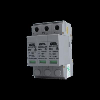 China Factory manufacture 20kA-40kA 800V 1000V 1200V surge protection device for solar system DC SPD 91*54*66mm for sale