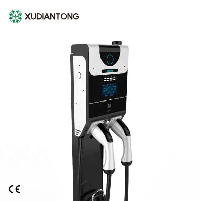 China XuDianTong 4G App RFID 1or2 Gun 7 11 22KW AC EV Charger Tesla VW BYD Wuling Hibrid EV Charger 100X8.4X4.2cm for sale