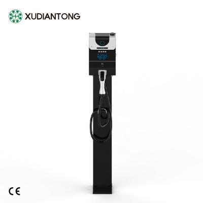 China XuDianTong 4G App Control RFID 1or2 Gun 7 11 22KW AC EV Charger Tesla VW BYD Wuling Electric Vehicle Charger Charging Stack 100X8.4X4.2cm for sale