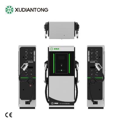 China APP Control XUDIANTONG 50 100 A Car Charging Station Chinese GB/T CCS System CCS Electric Combo Solar Powered EV Fast Charger for sale