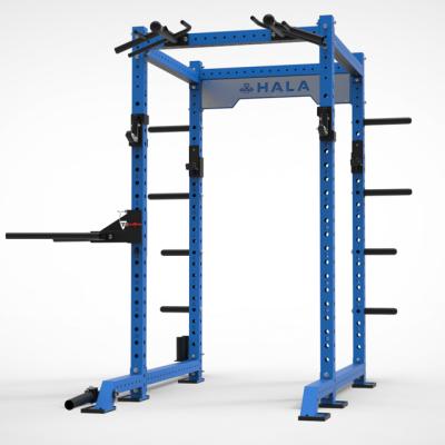 China HALA-E6-004 Doublewin Lounge Power Cage Rack Gym Fitness Equipment Half Weight Cage Power Rack for sale