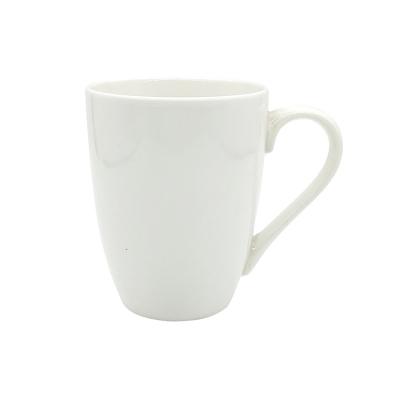 China Various Viable Wholesale White Empty Mug Can Be Customized Logo Pattern Color 12 Ounce Drinking Ceramic Coffee Mugs In Stock for sale