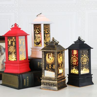 China Battery Operated Glass Square Candel Light Living Room Holiday Decoration Wind Lantern LED Ornaments for sale