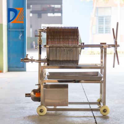 China factory stainless steel filter press for wine beer filtration for sale