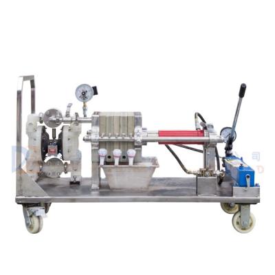 China Small Scale Plant Palm Oil Extraction Filter Press Laboratory for sale