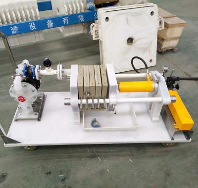 China Solid and liquid separation. China Famous Mini Membrane Filter Press for Plaster Dewatering Equipment for Hot Sale for sale