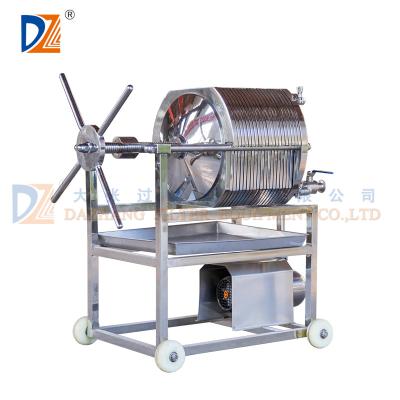 China DZCR Corrosion Resistance Food Grade Steel Plate Frame Stainless Steel Filter Press for sale