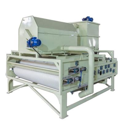 China Sewage environment food and drink using automatic belt press machine DNY-750 belt filter press in hot sales 75-140kg/h 1910~7010kg for sale