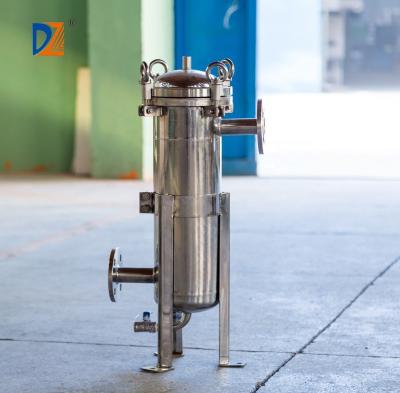 China Hydraulic Filter And Water Treatment System DZ Solid-Liquid Separation Stainless Steel Bag Filter Housing for sale