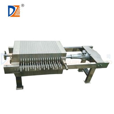 China Factory and Frame China Dazhang Stainless Steel 304 Plate Filter Press Machine for sale