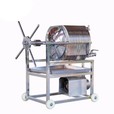 China Filtration Stainless Steel Liquid Multi Layer Filter Press For Wine Lab Filtering Filter Press for sale