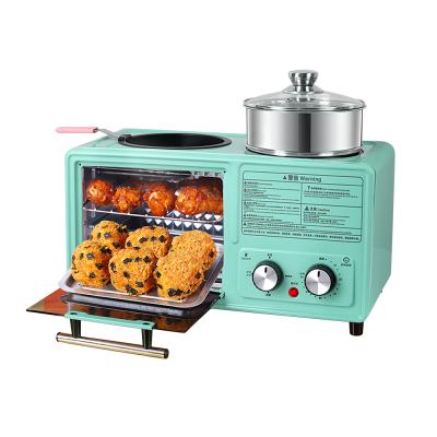 China Hotel Good Quality Oven Electric Grill Meat Bbq Steak Hamburger 3 In 1 Breakfast Machine SPD-D1 for sale