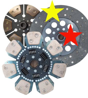 China wl8808025013 HH100-200 double action clutch disc replace foton lovol wheel tractor for sale