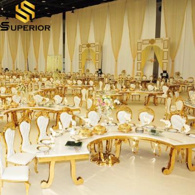 China (Other) adjustable banuqet hall furniture stainless steel table for wedding for sale