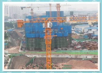 China Top Slewing Construction Tower Crane Jib Length 60m And Mast Section L68B2 2X2X3M for sale