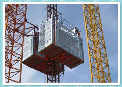 China 0-40m/ Min Speed Construction Hoist Elevator Frequency Control With Direct Motor Driven for sale