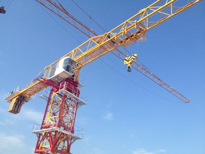 China Stationary type Topless Tower Crane  60m Jib length 3 Ton Tip load  10 ton max load Te koop