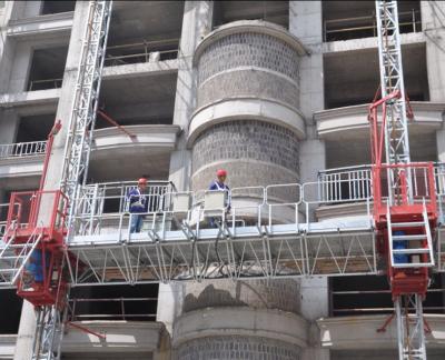 China Viaje de automóvel o equipamento de escalada alto do mastro aéreo da movimentação, capacidade de carga suspendida da plataforma 800kg à venda