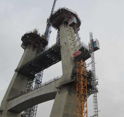 China Metal Construction Material Lifting Hoist ANKA3000 Twin Mast Tower 3000kg Load Capacity for sale