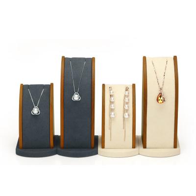 China Solid Wood Jewelery Display Props Shelf Jewelry Display Props Necklace Display Stand Pendant Necklace Display Props See detailed page below for sale