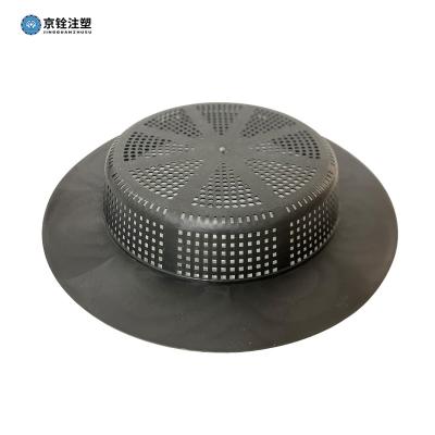 China Blue Anti-blocking Sewer Interceptor Waste Water Sewer Dirt Drainage Frame PP Plastic Trap Basket Dirt Trap Anti-Clogging Filter Device for sale