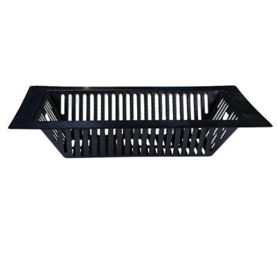 China New Design Exterior Black Plastic Frame Drain Grating Ditch Cover Durable For Catching Dirt for sale