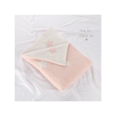 China Pink Certificate OEKO-TEX Anti-pilling Sherpa Rainbow Fleece Custom Kids Flannel Throw Blanket for sale