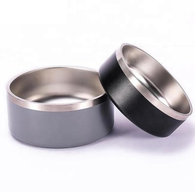 China Cat Bowls Non-Slip Stainless Steel viable small Cat Food Bowls Unbreakable Thicken Cat Feeder for sale