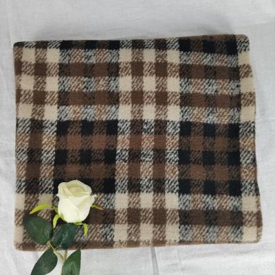 China Heat-insulation WOVEN VABB CHECKS DYE FABRIC FOR WOMEN MEN'S COAT DRESS 100%CHEMICAL FIBER for sale