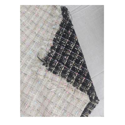 China Good Quality Wholesale Soft Woven Tweed Roll Fabric Ladies 100% T Skirt Fabric for sale