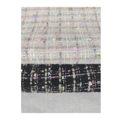 China Soft 2022 export quality 100% t woven tweed roll shiny comfort apparel fabric for sale