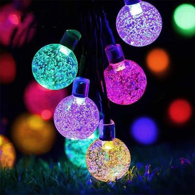 China String Light Outdoor Multicolor Christmas Decorations 15LEDs Ball String Light Battery Cable String Lights for sale