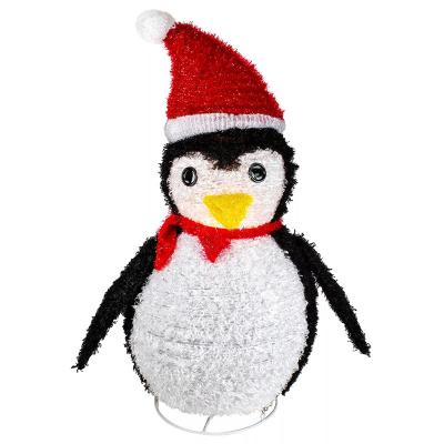 China Foldable Giant Lights Cute Foldable LED Giant Penguin Lights Indoor Outdoor Christmas Decorative Light for sale