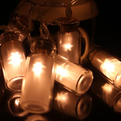 China STRING LIGHT Christmas Decorations Warm White LED Battery Lights Waterproof Glass Jar String Light for sale