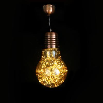 China Light Warm White Steay Bulb String Eu Plug On Micro Glass Dot Light Waterproof Copper LED Bulb String Light for sale