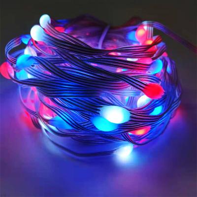 China String Light Customize Waterproof High Brightness RGB Decoration PVC Coated String Light for sale