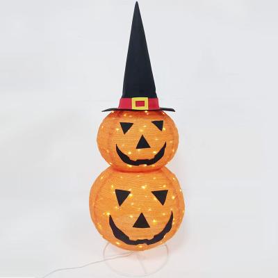 China Bendable Giant Lights Dot Light Warm White Steady Micro Metal On Bendable Pumpkin LED Light Decoration for sale