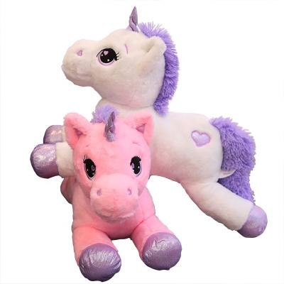 중국 Unicorn Plush Pillow 60cm Large Stuffed Plush Unicorn Toy Christmas Gift Kids Birthday Gift 판매용