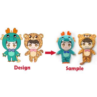 China Plush Sofe Stuffed Custom Korean Doll Plush Toy Star Doll Stuffed Toy Kpop Plush Toy High Quality With Low MOQ en venta