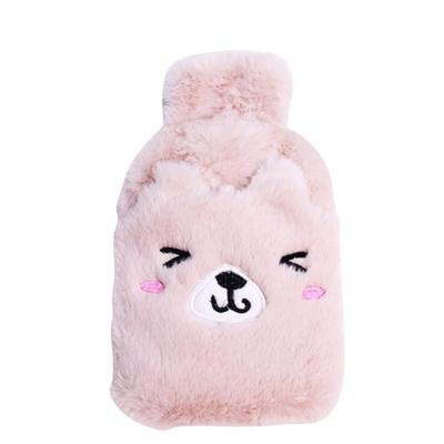 중국 Custom Hot-selling Corduroy Cute Cartoon Cute Plush Animal Hot Water Bag With Plush Cover 판매용