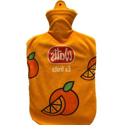 중국 High Quality Winter Corduroy Hot Water Bag With Plush Fabric Rubber Warm Soft Cover Custom Print Pattern Water Bottle Cartoon Cover 판매용